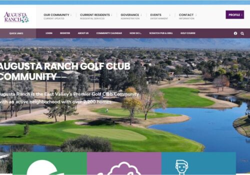 From Concept to Completion: Augusta Ranch HOA's New Website by Rethink Web Solutions