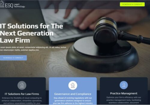 ESQ Legal Tech’s New Look: The Impact of Our Custom Web Design Services