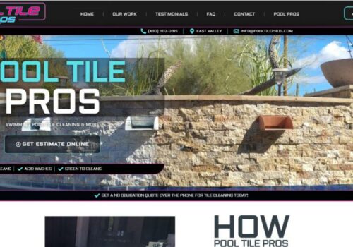 Creating an Eye-Catching Website for Pool Tile Pros